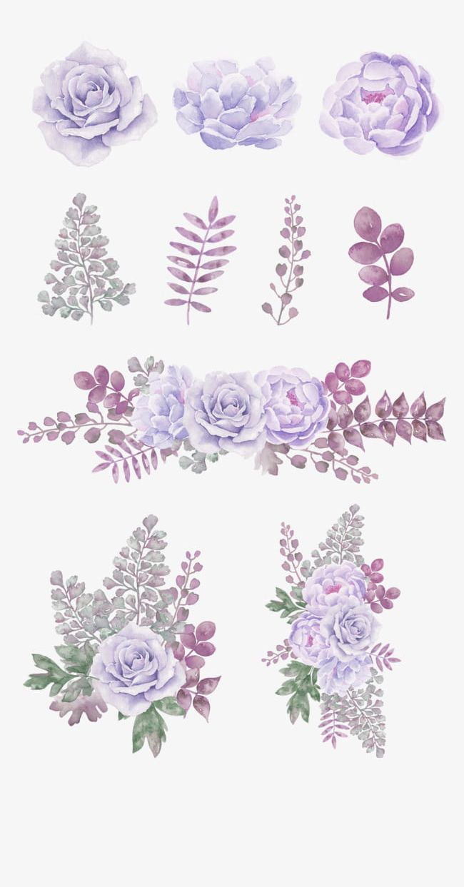 Lavender Fresh Flowers Decorative Patterns PNG, Clipart, Decorative, Decorative Clipart, Decorative Pattern, Flowers, Flowers Clipart Free PNG Download