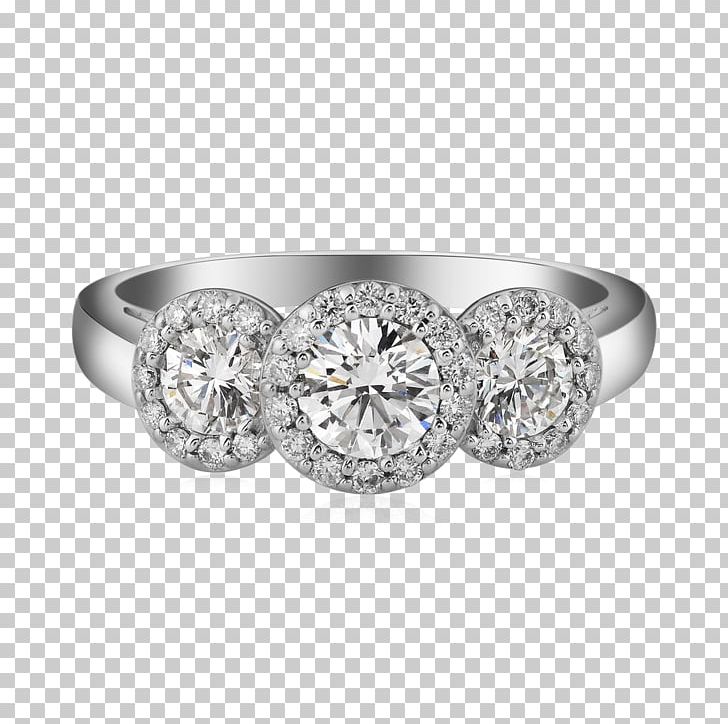 Engagement Ring Jewellery Halo 3 Diamond PNG, Clipart, Bling Bling, Body Jewelry, Brilliant, Colored Gold, Cubic Zirconia Free PNG Download