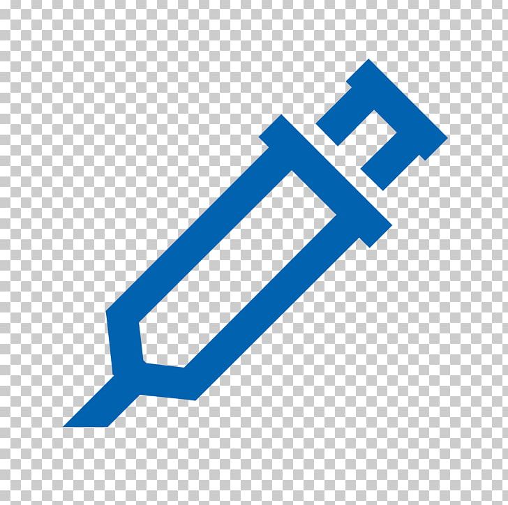 Syringe Computer Icons Hypodermic Needle Medicine PNG, Clipart, Aegina Bed And Culture, Angle, Area, Blue, Brand Free PNG Download