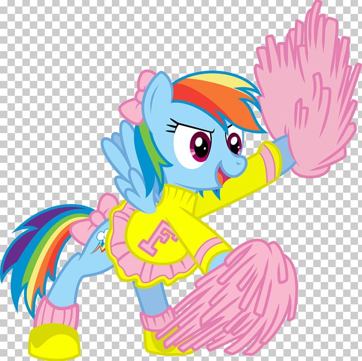 Rainbow Dash Pony Pinkie Pie Rarity Fluttershy PNG, Clipart, Art, Artwork, Cartoon, Cheerleading, Deviantart Free PNG Download
