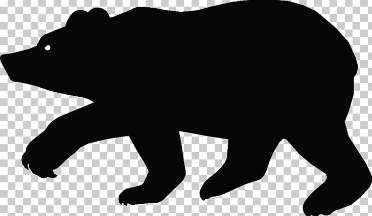 American Black Bear Silhouette Cartoon PNG, Clipart, American Black Bear, Animal, Animals, Bear, Bear Silhouette Free PNG Download