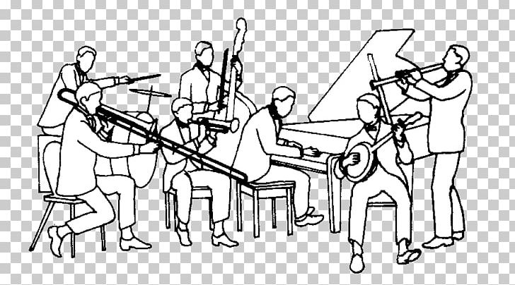 Jazz Band Musical Ensemble Big Band PNG, Clipart, Angle, Area, Arm, Art, Artwork Free PNG Download