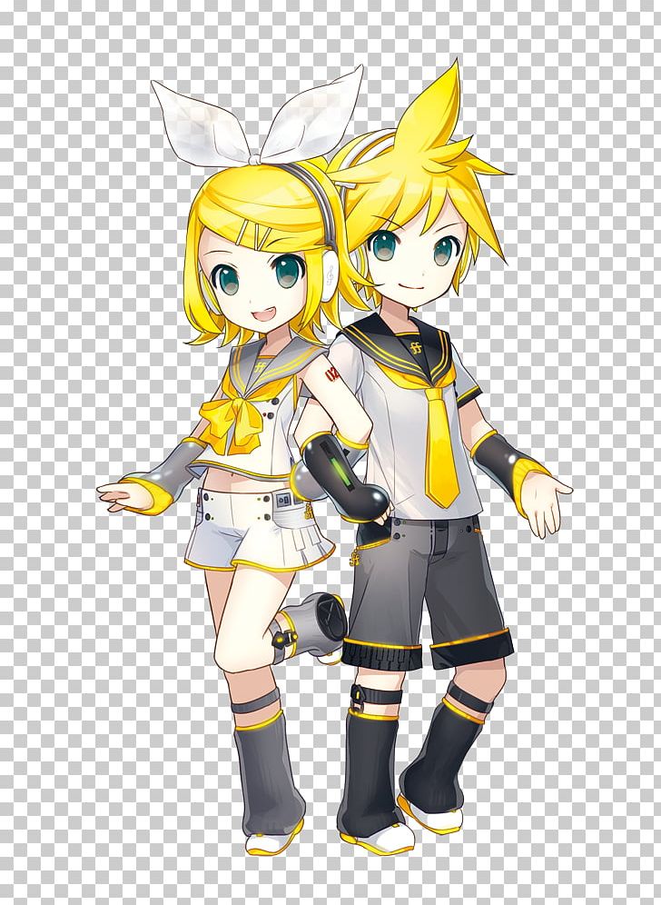 Kagamine Rin/Len Vocaloid Kaito Hatsune Miku Megurine Luka PNG, Clipart, Anime, Art, Cartoon, Chibi, Clothing Free PNG Download