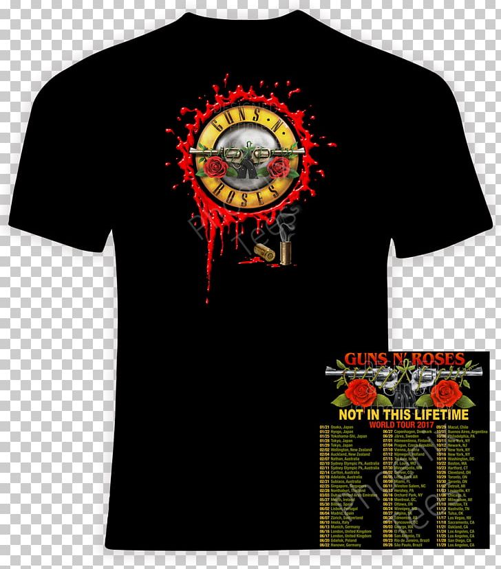 Not In This Lifetime... Tour T-shirt Concert Tour Guns N' Roses PNG, Clipart,  Free PNG Download