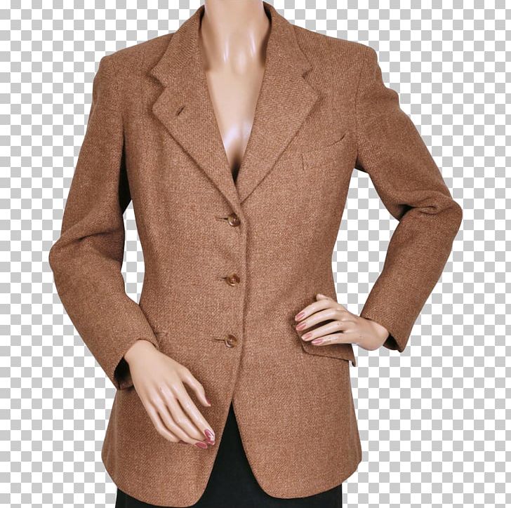 Jacket Blazer Tweed Vintage Clothing Outerwear PNG, Clipart, Beige, Blazer, Button, Clothing, Clothing Sizes Free PNG Download