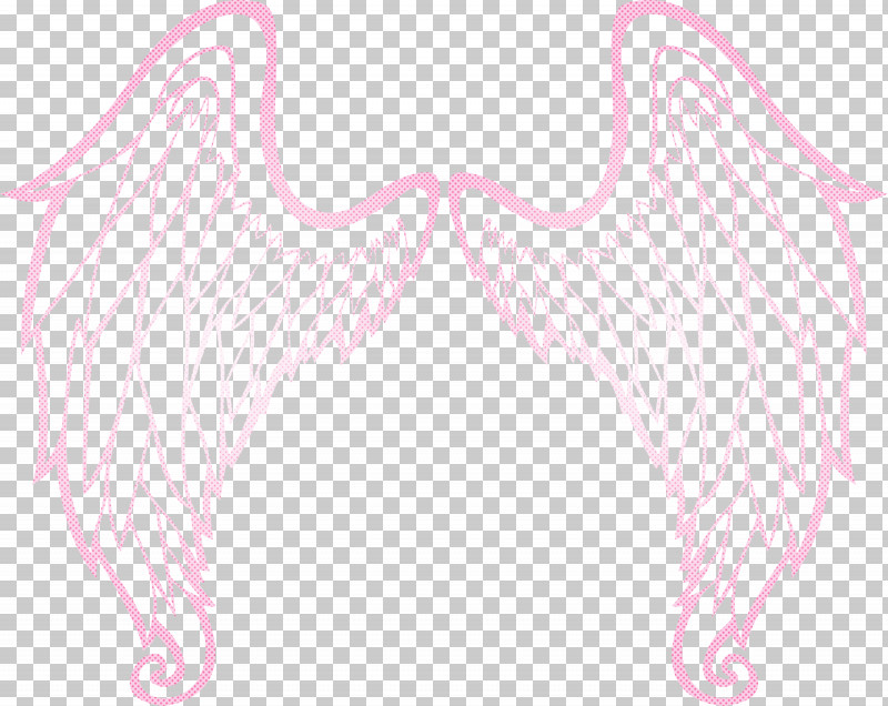 Wings Bird Wings Angle Wings PNG, Clipart, Angle Wings, Bird Wings, Hair, Line, Pink Free PNG Download