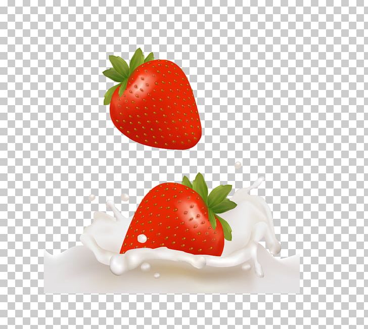 Ice Cream Juice Milk Strawberry PNG, Clipart, Cherry, Coconut Milk, Cream, Diet Food, Encapsulated Postscript Free PNG Download