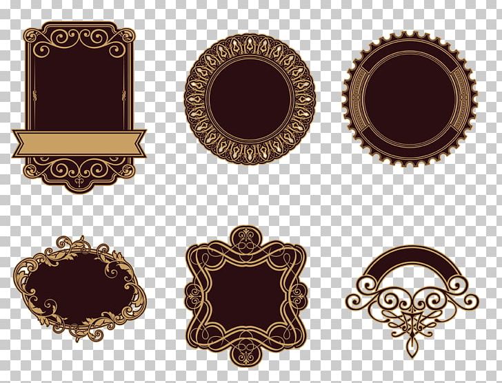 Motif Icon PNG, Clipart, Border Frame, Brown, Chocolate, Circle, Crossborder Free PNG Download