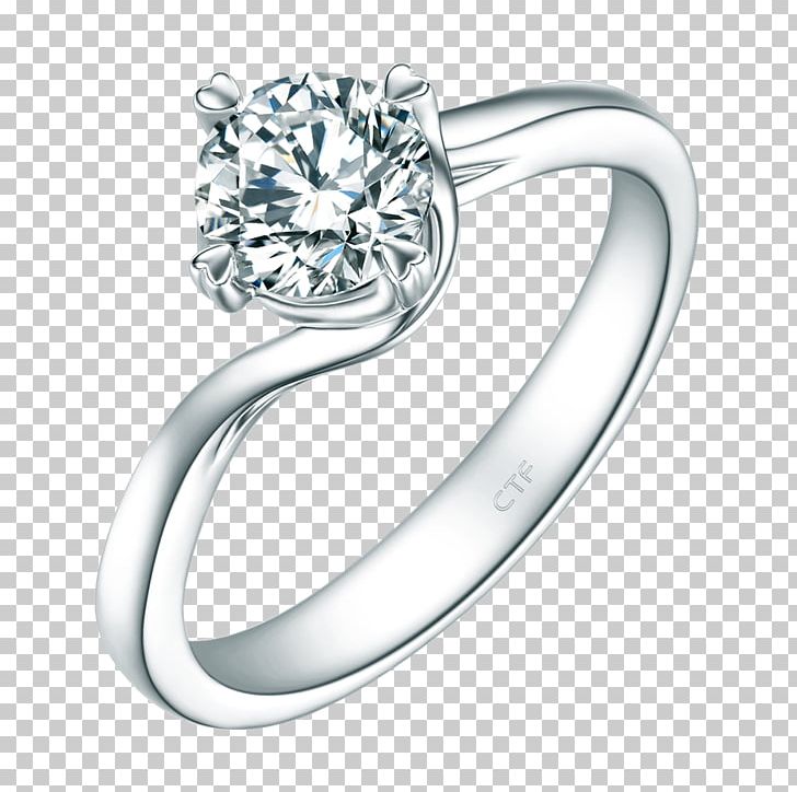 Engagement Ring Chow Tai Fook Jewellery Diamond PNG, Clipart, Body Jewellery, Body Jewelry, Chow Tai Fook, Diamond, Engagement Free PNG Download