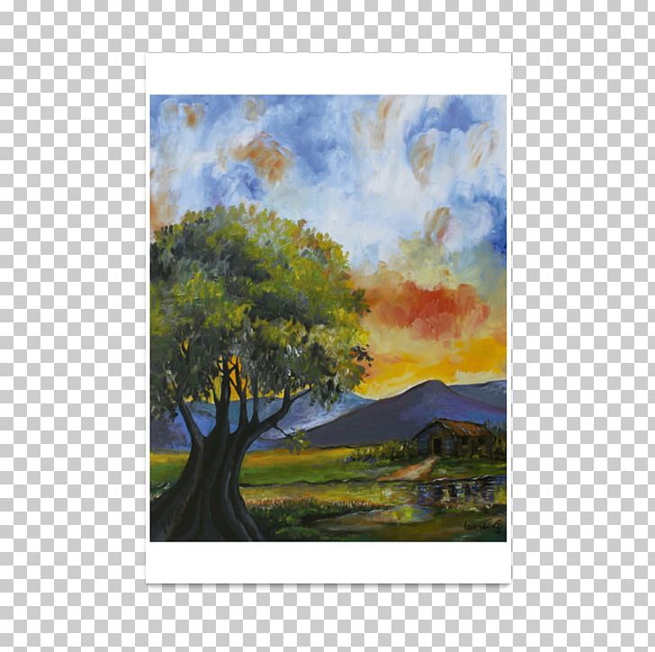 Watercolor Painting Tree Sky Plc PNG, Clipart, Art, Hemphill Fine Arts, Landscape, Paint, Painting Free PNG Download