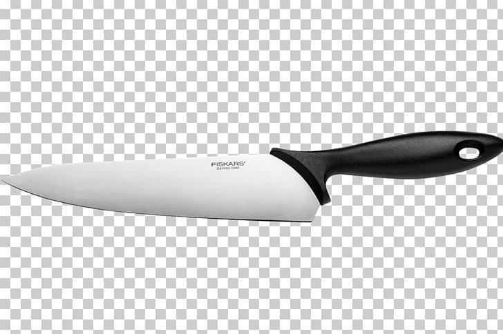 Chef's Knife Fiskars Oyj Kitchen Knives PNG, Clipart, Black And White, Blade, Chefs Knife, Cold Weapon, Fiskars Oyj Free PNG Download