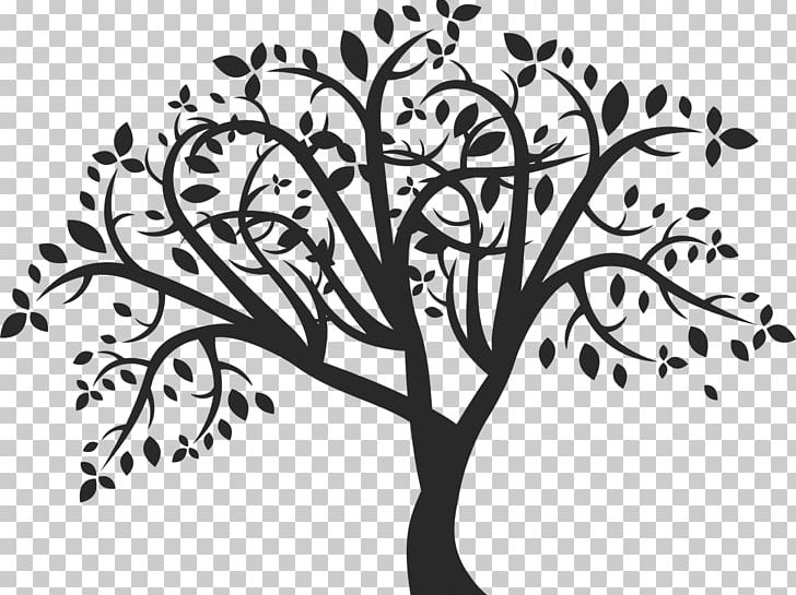 Tree Silhouette PNG, Clipart, Black And White, Branch, Digital Image, Drawing, Family Tree Free PNG Download