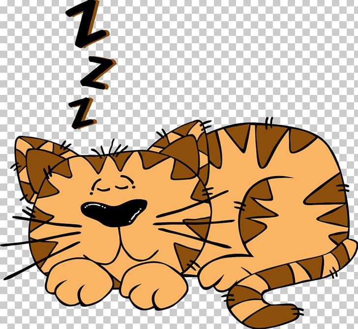 Cat Kitten Sleep PNG, Clipart, Animation, Big Cats, Black Cat, Carnivoran, Cartoon Free PNG Download