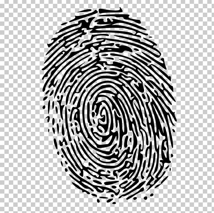 Fingerprint Forensic Science PNG, Clipart, Area, Black, Black And White, Circle, Computer Icons Free PNG Download