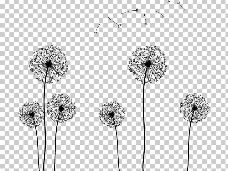 Seed PNG, Clipart, Black, Black And White, City Silhouette, Common Dandelion, Computer Graphics Free PNG Download