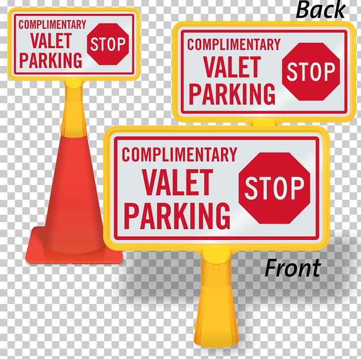 Traffic Sign Valet Parking Stop Sign Tailgating PNG, Clipart, Advertising, Area, Banner, Brand, Business Free PNG Download