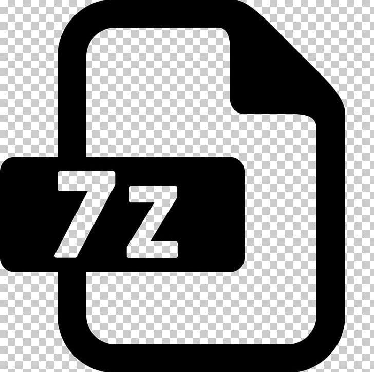 7-Zip Computer Icons PNG, Clipart, 7zip, Area, Black And White, Brand, Computer Icons Free PNG Download