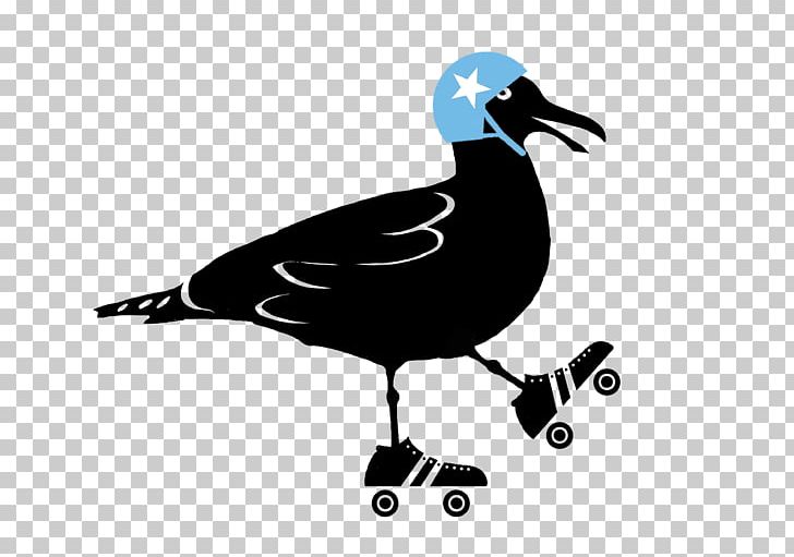 Duck Goose Fauna Silhouette PNG, Clipart, Beak, Bird, Black, Black And White, Duck Free PNG Download