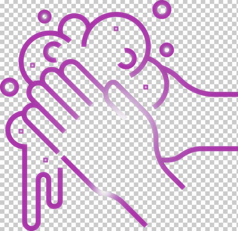 Hand Cleaning Hand Washing PNG, Clipart, Hand Cleaning, Hand Washing, Line, Line Art, Magenta Free PNG Download