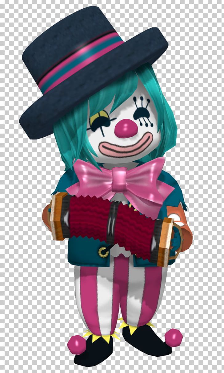 Pierrot Hatsune Miku: Project DIVA Arcade MikuMikuDance Clown PNG, Clipart, Chibi, Clown, Doll, Fictional Character, Fictional Characters Free PNG Download