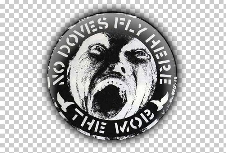 Punk Rock No Doves Fly Here The Mob Musician PNG, Clipart, Badge, Black And White, Brand, Crass, Dove Free PNG Download