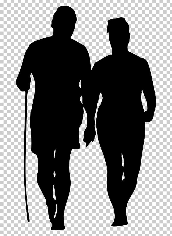 Silhouette PNG, Clipart, Animals, Black, Black And White, Couple, Human Free PNG Download