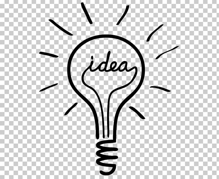 Incandescent Light Bulb Lamp Idea PNG, Clipart, Black And White, Draft, Electric Light, Fluorescent Lamp, Hand Free PNG Download