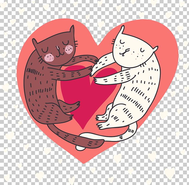 Valentines Day February 14 Greeting Card Ansichtkaart Love PNG, Clipart, Animals, Art, Birthday, Carnivoran, Cartoon Free PNG Download