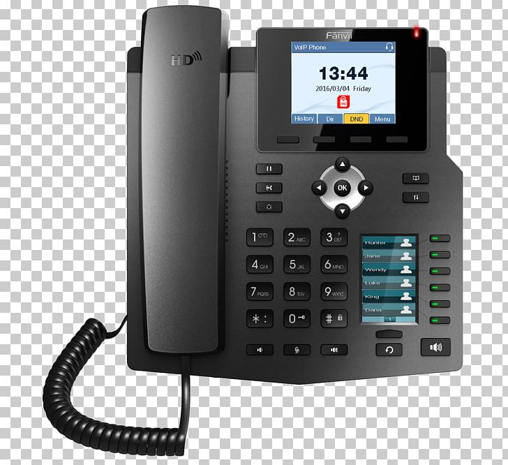VoIP Phone Voice Over IP Telephone Fanvil X3SP Sort Forbundet Håndsæt Digital Bord/Væg Fanvil X4g PNG, Clipart, 4 G, Business Telephone System, Communication, Corded Phone, Electronics Free PNG Download