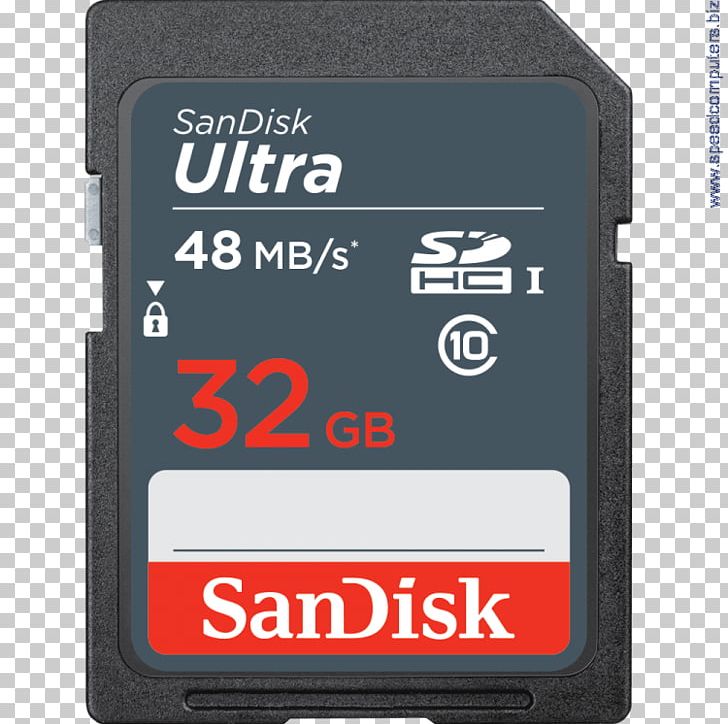 SDHC SanDisk Ultra Memory Card Secure Digital Flash Memory Cards PNG, Clipart, Computer Data Storage, Electronic Device, Electronics, Electronics Accessory, Extreme Free PNG Download