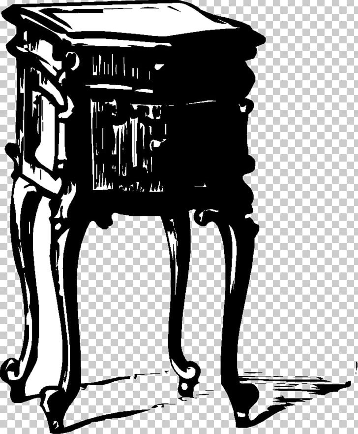 Table Furniture PNG, Clipart, Art, Black And White, Cartoon, Chair, Download Free PNG Download