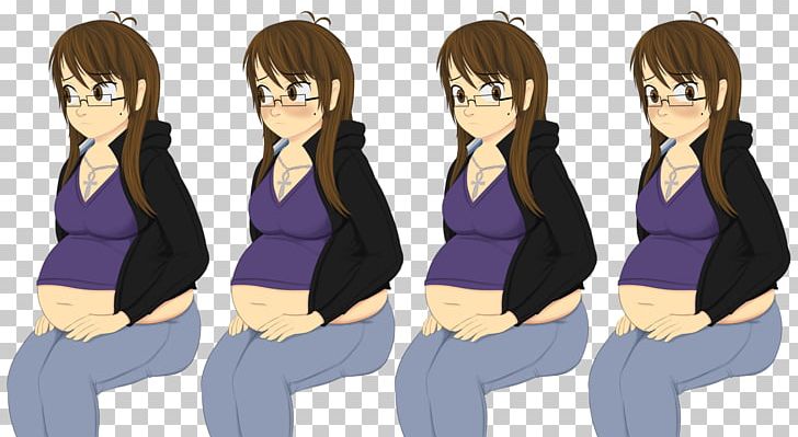 Weight Gain Girl Animation