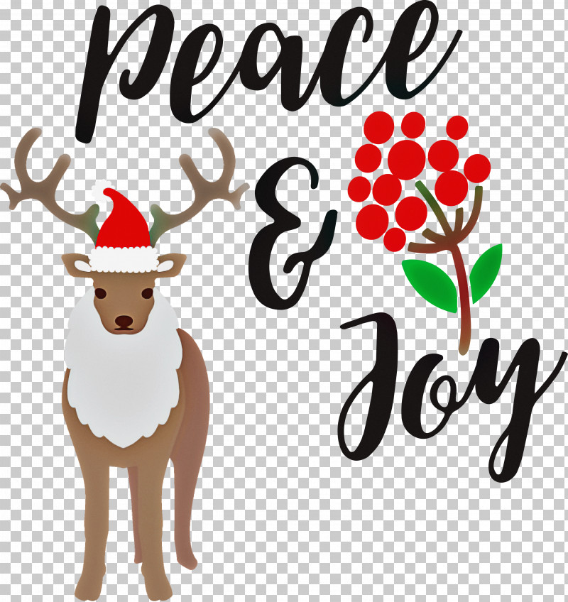 Peace And Joy PNG, Clipart, Christmas Day, Christmas Ornament, Christmas Ornament M, Deer, Logo Free PNG Download
