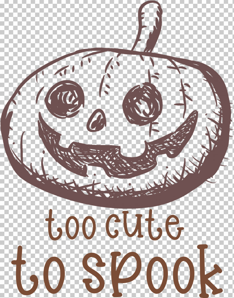 Halloween Too Cute To Spook Spook PNG, Clipart, Drawing, Halloween, Logo, Silhouette, Spook Free PNG Download