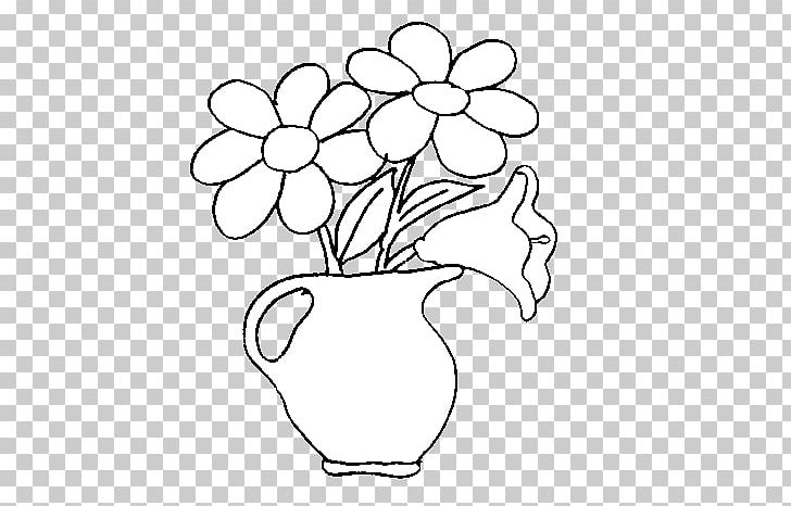 A Vase Of Flowers Drawing Coloring Book Painting PNG, Clipart, Adult, Art, Art, Black, Black And White Free PNG Download