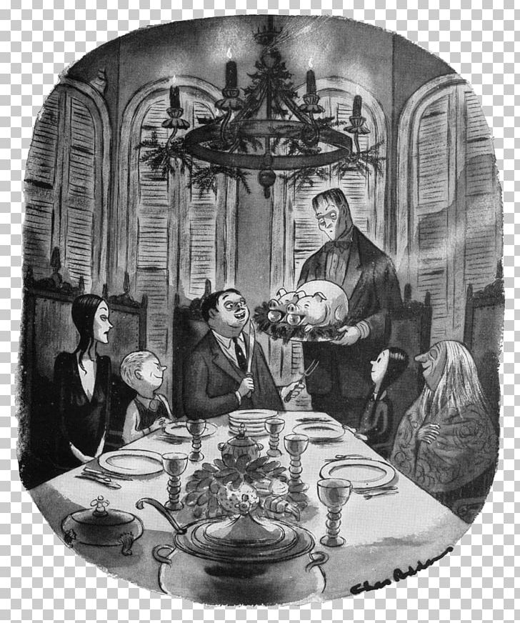Chas Addams Half-Baked Cookbook: Culinary Cartoons For The Humorously Famished Monster Rally Addams And Evil Morticia Addams The World Of Charles Addams PNG, Clipart, Addams, Addams Family, Black And White, Cartoon, Cartoonist Free PNG Download