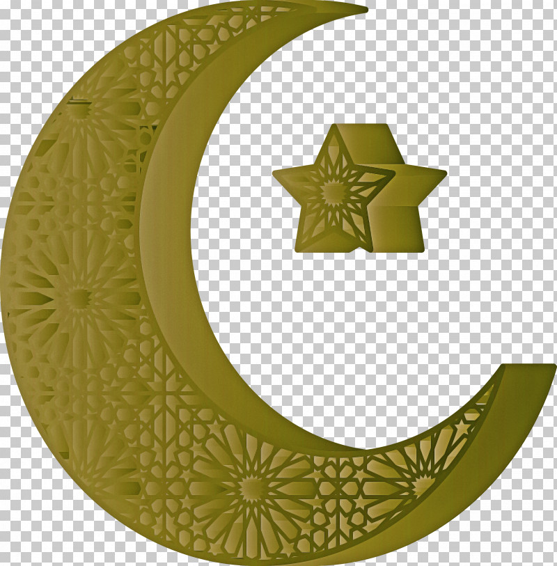 Star And Crescent Ramadan Kareem PNG, Clipart, Circle, Crescent, Green, Leaf, Ornament Free PNG Download