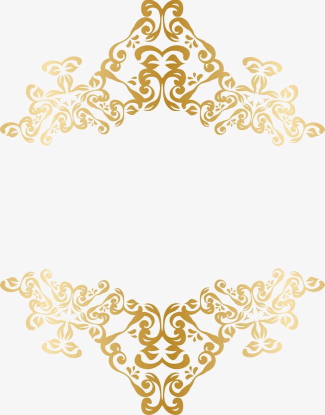 Hand Painted Gold Pattern PNG, Clipart, Beautiful, Decorative, Decorative Pattern, Gold Clipart, Golden Free PNG Download