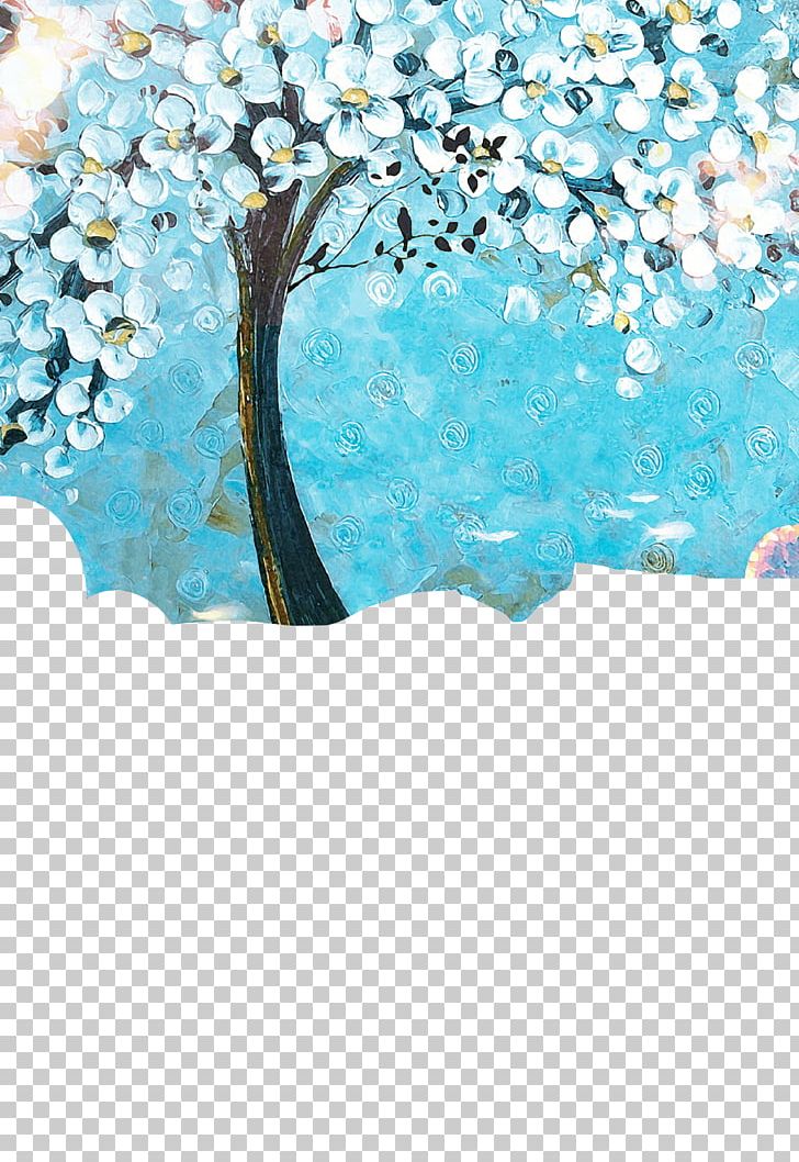 Painted Trees PNG, Clipart, Blue, Chinese Style, Computer Wallpaper, Decorative Wallpaper, Family Tree Free PNG Download