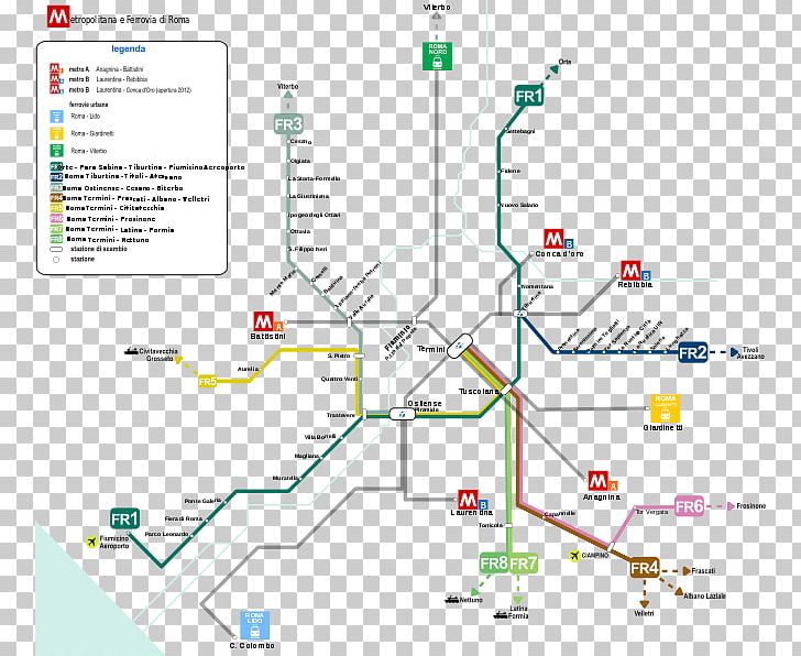 Roma Termini Railway Station Rapid Transit Train Line A Rome Metro PNG, Clipart, Angle, Area, Diagram, Intersection, Land Lot Free PNG Download