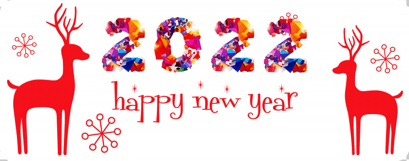 2022 Happy New Year 2022 2022 New Year PNG, Clipart, Deer, Giraffe, Happiness, Line, Logo Free PNG Download