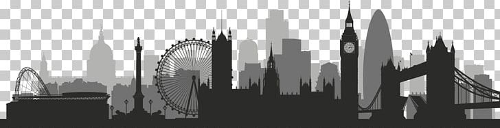 Skyline Silhouette Stock Photography PNG, Clipart, Animals, Black And White, Building, City, City Of London Free PNG Download