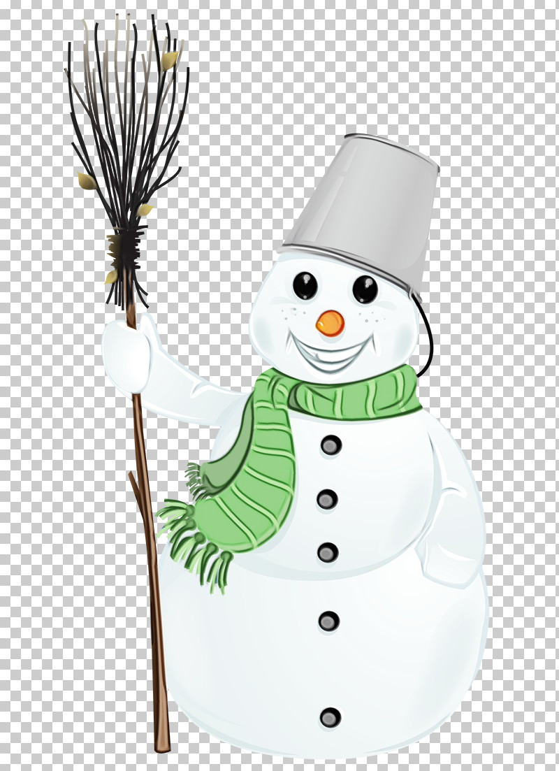 Snowman PNG, Clipart, Cartoon, Paint, Plant, Snowman, Watercolor Free PNG Download