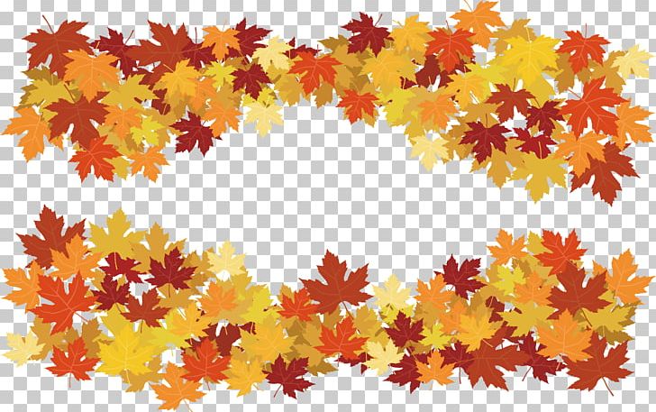 A Leaf Strewn Border PNG, Clipart, Autumn, Autumn Leaves, Autumn Maple Leaves, Border, Border Frame Free PNG Download