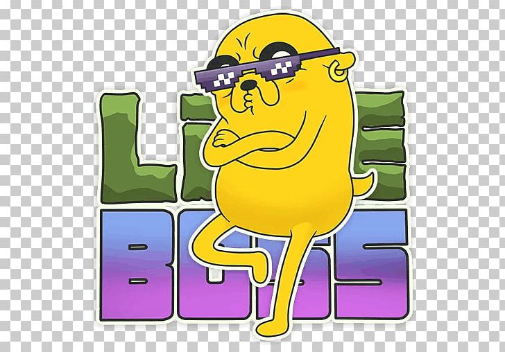 Jake The Dog Sticker Telegram Text PNG, Clipart, Application Programming Interface, Area, Cartoon, Dog, Eurasian Eagleowl Free PNG Download