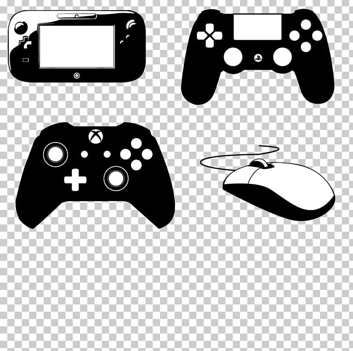 Xbox 360 Controller Xbox One Controller Game Controllers PNG, Clipart, All Xbox Accessory, Black, Black And White, Electronics, Game Controller Free PNG Download