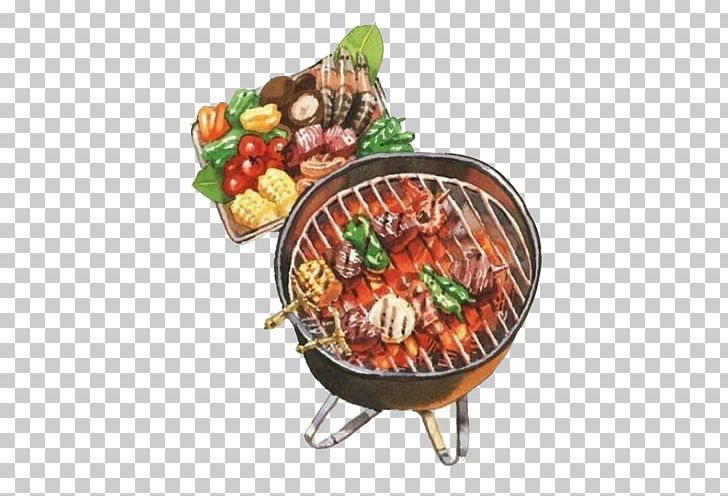 Hot Dog Barbecue Hot Pot Watercolor Painting Drawing PNG, Clipart, Animal Source Foods, Barbecue Grill, Bbq, Color, Color Pencil Free PNG Download