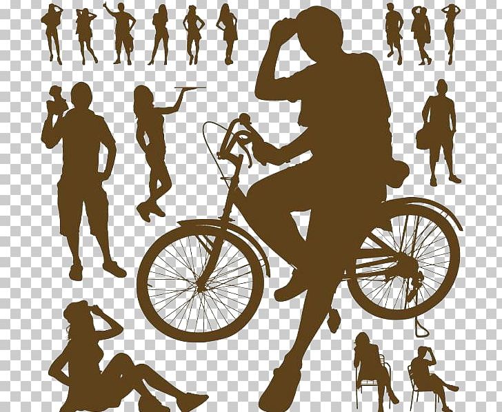 Silhouette Photography PNG, Clipart, Animals, Bicycle, Bicycle Accessory, Character, City Silhouette Free PNG Download