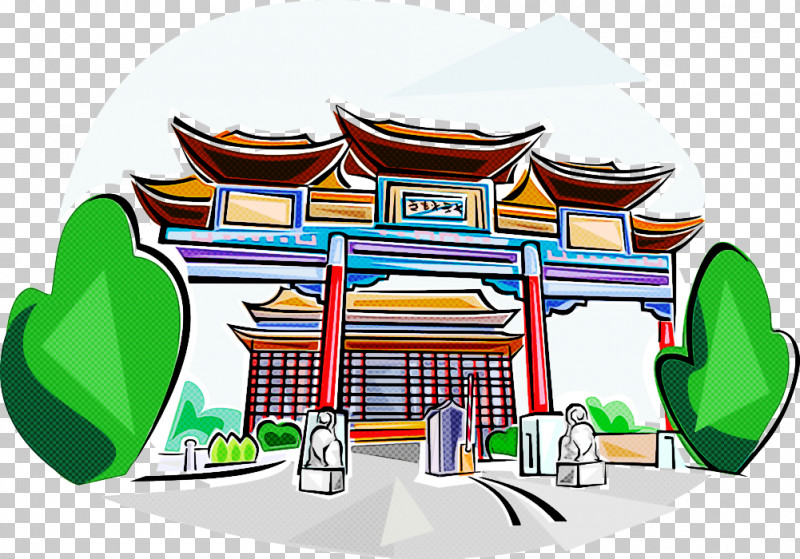 Architecture Property Chinese Architecture Cartoon Temple PNG, Clipart, Architecture, Building, Cartoon, Chinese Architecture, Facade Free PNG Download