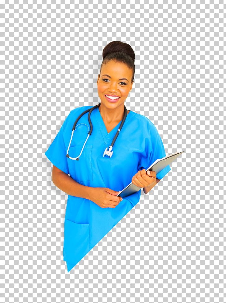 Nursing Health Care Long-term Care Nurse Uniform Medical Assistant PNG, Clipart, Arm, Blue, Chronic Condition, Electric Blue, Field Nurse Free PNG Download